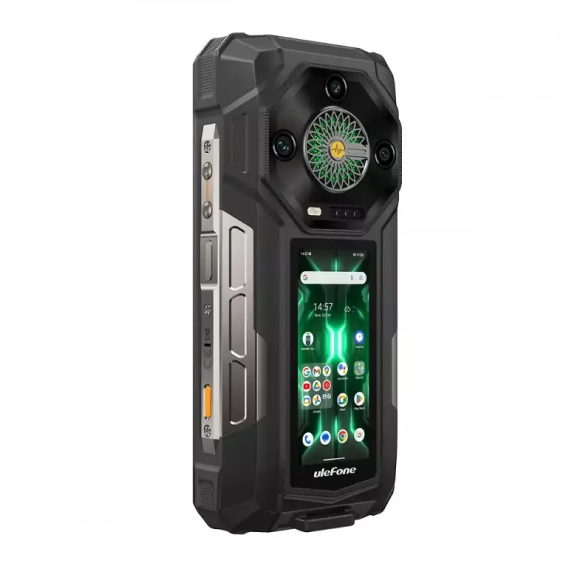 Smartfón Ulefone Armor 33 Pro 5G, 6,95 palca, 16 GB / 512 GB, 25500 mAh, Android 14, čierny