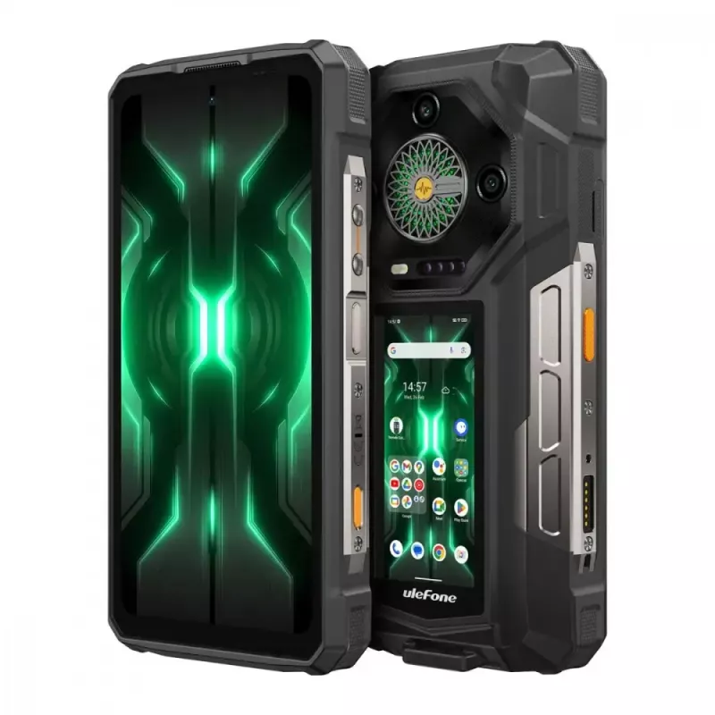 Smartfón Ulefone Armor 33 Pro 5G, 6,95 palca, 16 GB / 512 GB, 25500 mAh, Android 14, čierny