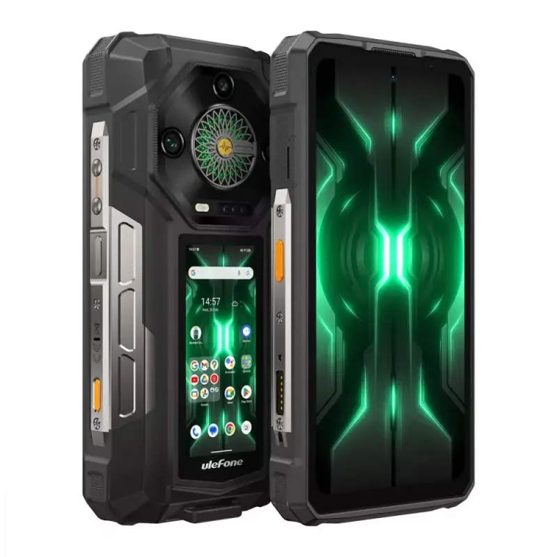 Smartfón Ulefone Armor 33 Pro 5G, 6,95 palca, 16 GB / 512 GB, 25500 mAh, Android 14, čierny