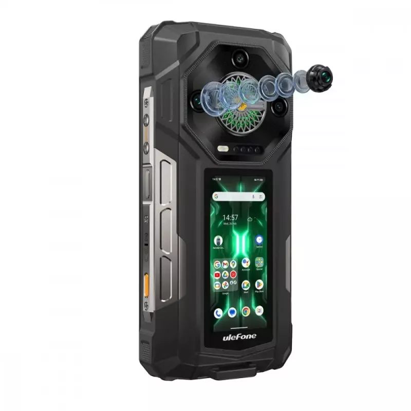 Smartfón Ulefone Armor 33 Pro 5G, 6,95 palca, 16 GB / 512 GB, 25500 mAh, Android 14, čierny
