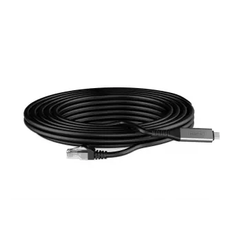 DIGITUS USB-C 3.2 Gen1 - RJ45 Ethernet kábel - CAT6a S/FTP čierny - 2m