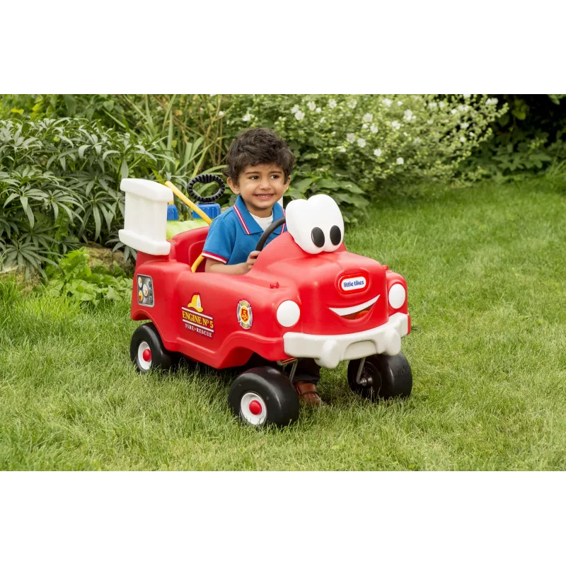 Little Tikes Spray & Rescue hasičské auto, 1,5 roka, 4 kolesá, plast, čierna, červená, biela