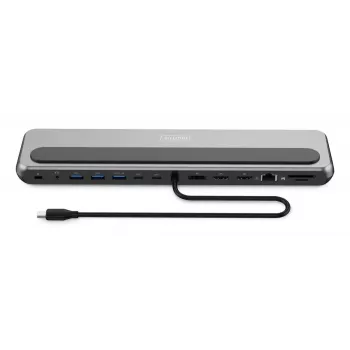 Digitus USB-C 8K dokovacia stanica, 12 portov, USB 3.2 Gen 2, 100 W