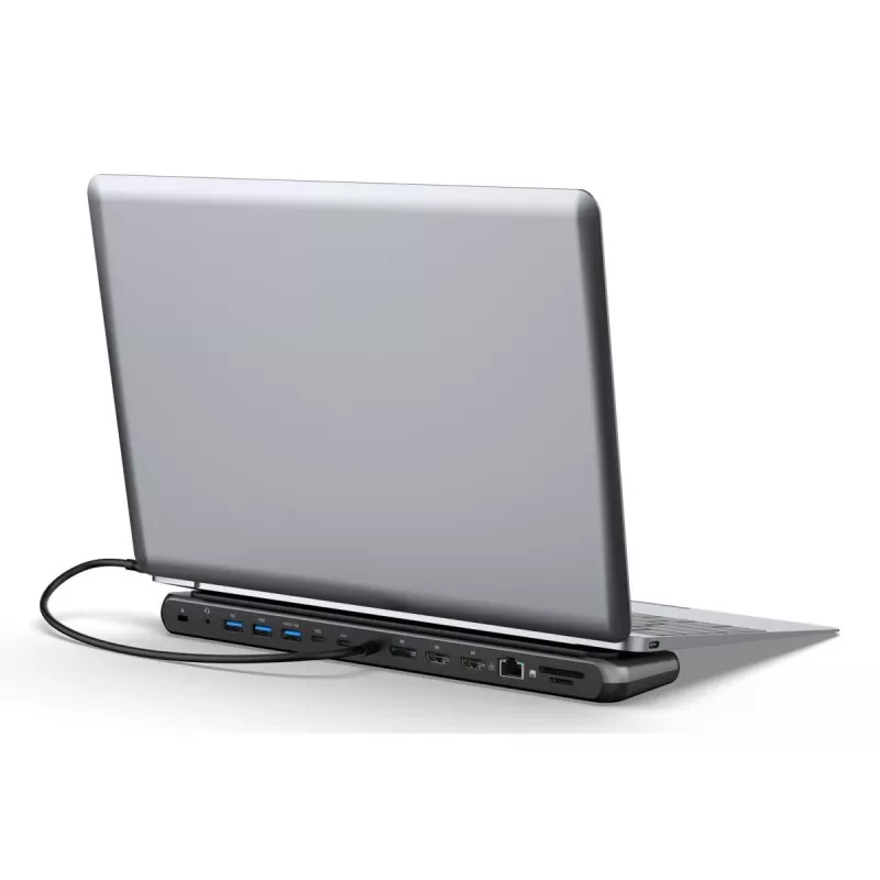 Digitus USB-C 8K dokovacia stanica, 12 portov, USB 3.2 Gen 2, 100 W