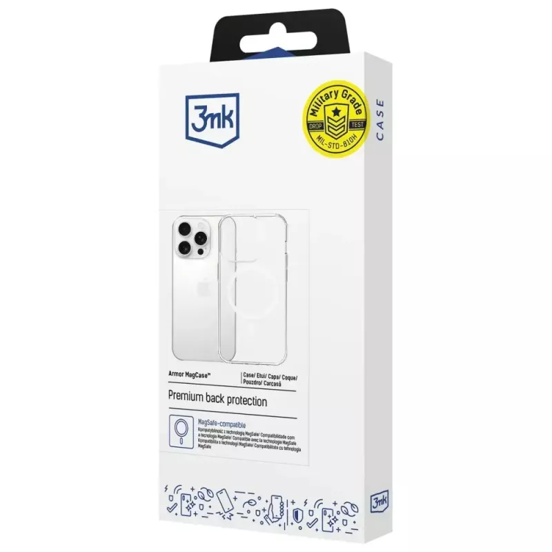 Ochranný kryt MagCase pre Apple iPhone 14 Pro od 3MK s magnetickým uchytením a robustnou ochranou