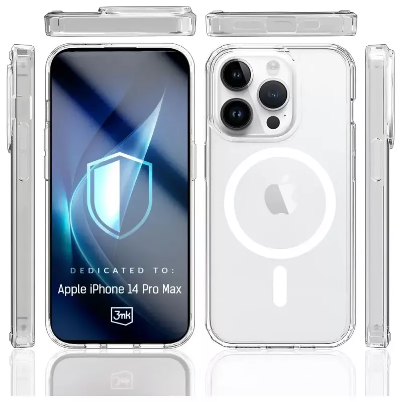 Ochranné puzdro 3MK Armor MagCase pre Apple iPhone 14 Pro Max kompatibilné s MagSafe robustný dizajn