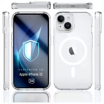 Ochranné puzdro 3MK Armor MagCase pre Apple iPhone 15 – robustný dizajn, magnetická kompatibilita