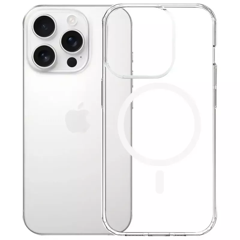Puzdro na telefón 3MK Armor MagCase pre Apple iPhone 15 Pro kompatibilné s MagSafe tenký dizajn