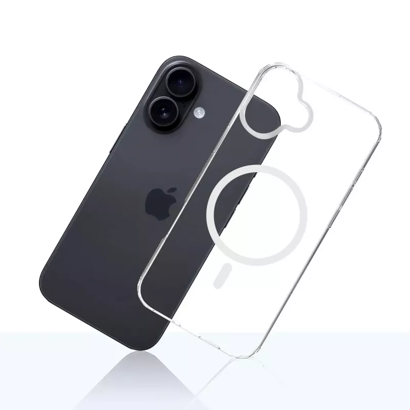 Kryt puzdro na telefón 3MK Armor MagCase pre iPhone 16, 6,1 palca (15,5 cm), transparentný, PC+TPU