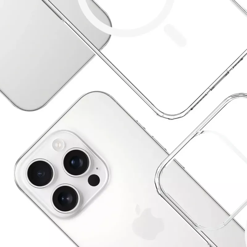 3MK Armor MagCase puzdro pre iPhone 16 Pro, MagSafe, priehľadné, TPU