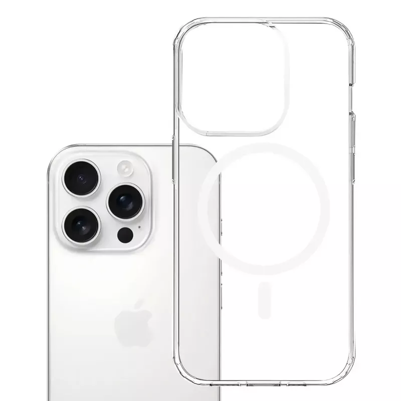 3MK Armor MagCase puzdro pre iPhone 16 Pro, MagSafe, priehľadné, TPU