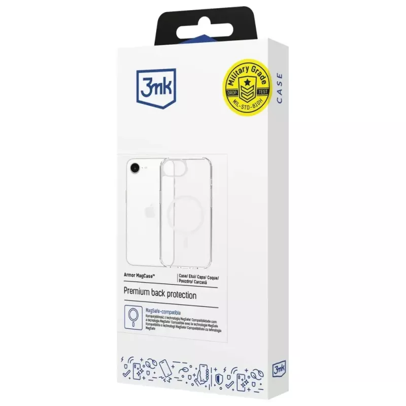 Ochranné puzdro 3MK Armor MagCase pre Apple iPhone 16E – robustný, nárazuvzdorný dizajn