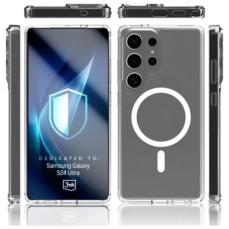 Ochranné puzdro 3MK Armor MagCase pre Samsung Galaxy S24 Ultra – robustné, ľahké, magneticky kompatibilné