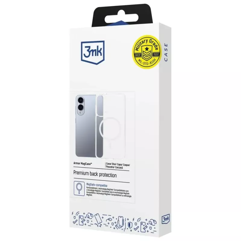 Ochranné puzdro 3MK Armor MagCase pre Samsung Galaxy S25 Edge – tenký, nárazuvzdorný dizajn