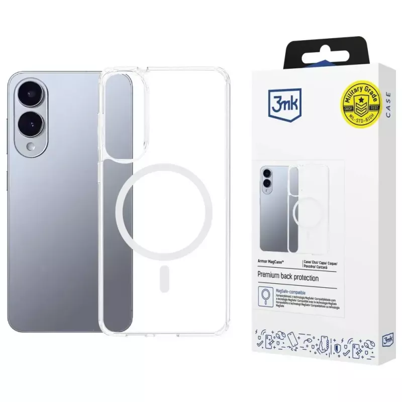 Ochranné puzdro 3MK Armor MagCase pre Samsung Galaxy S25 Edge – tenký, nárazuvzdorný dizajn