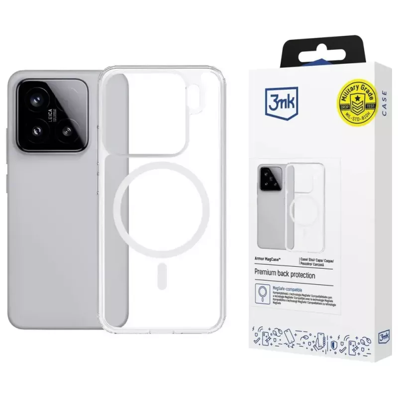 Ochranné MagCase Armor od 3MK pre Xiaomi 15 Pro — tenké, odolné puzdro na telefón
