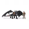 DreamWorks Dragons, Ako si vycvičiť draka, Bezzubka & Škytavka, vikingské duo akčné figúrky, detská hračka pre chlapcov od 4 rokov