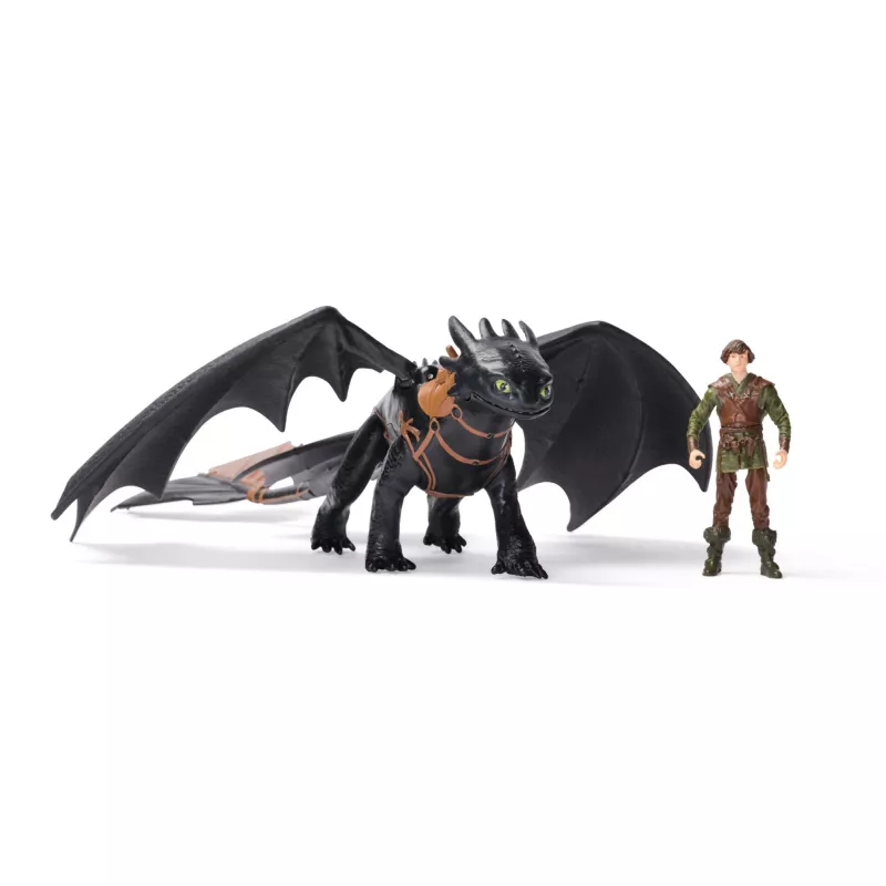 DreamWorks Dragons, Ako si vycvičiť draka, Bezzubka & Škytavka, vikingské duo akčné figúrky, detská hračka pre chlapcov od 4 rokov