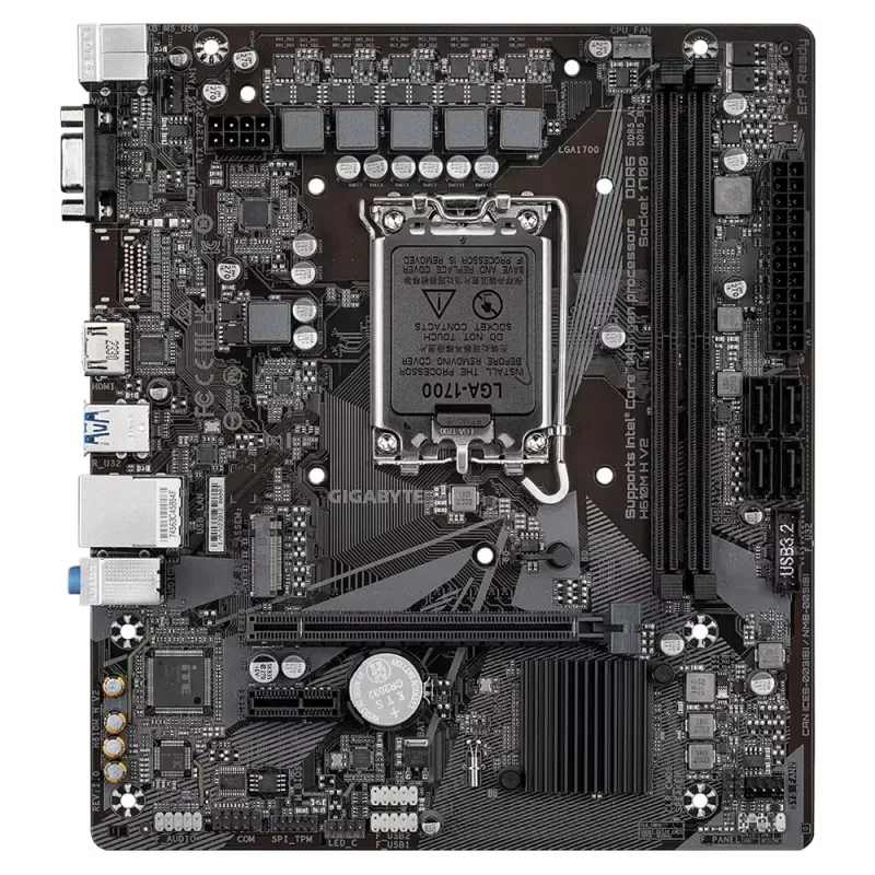Základná doska GIGABYTE H610M H V2, Intel H610, LGA 1700, Micro ATX