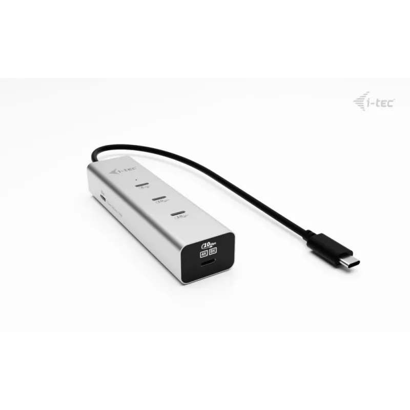 i-tec Metal USB-C nabíjací HUB 5-portový s USB-C Video 8K + Power Delivery 85W