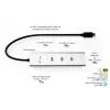 i-tec Metal USB-C nabíjací HUB 5-portový s USB-C Video 8K + Power Delivery 85W