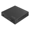 DIGITUS DS-55348 súprava KVM IP extenderov HDMI po optickom vlákne, 4K/60 Hz, 40 km/300 m, IP 1G, čierna