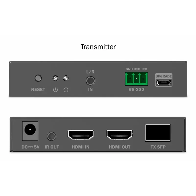 DIGITUS HDMI Fiber Extender Set - 4K/60Hz, 40 km/300m čierny