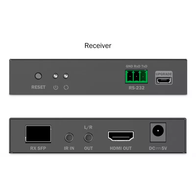 DIGITUS HDMI Fiber Extender Set - 4K/60Hz, 40 km/300m čierny