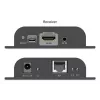DIGITUS HDMI IP Extender Set - 4K/60Hz 120/200 m, jeden k mnohým, CAT, čierny