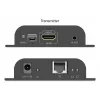 DIGITUS HDMI IP Extender Set - 4K/60Hz 120/200 m, jeden k mnohým, CAT, čierny