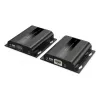 DIGITUS HDMI IP Extender Set - 4K/60Hz 120/200 m, PoE, jeden k mnohým, CAT, čierny