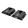 DIGITUS HDMI IP Extender Set - 4K/60Hz 120/200 m, PoE, jeden k mnohým, CAT, čierny