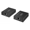 DIGITUS USB Extender - USB 2.0 4x USB-A porty 150m na použitie s káblom CAT6 (alebo vyšším)