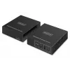 USB 3.2 Gen1 CAT-Extender od DIGITUS DA-73121 — 5 Gbit/s, 4 porty (3× USB-A, 1× USB-C), 100 m, napájaný DC