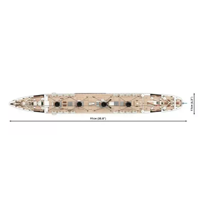 Stavebnica Cobi R.M.S. Titanic model, 3 260 plastových blokov (COBI-1686)