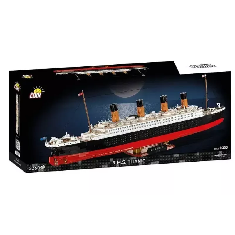 Stavebnica Cobi R.M.S. Titanic model, 3 260 plastových blokov (COBI-1686)