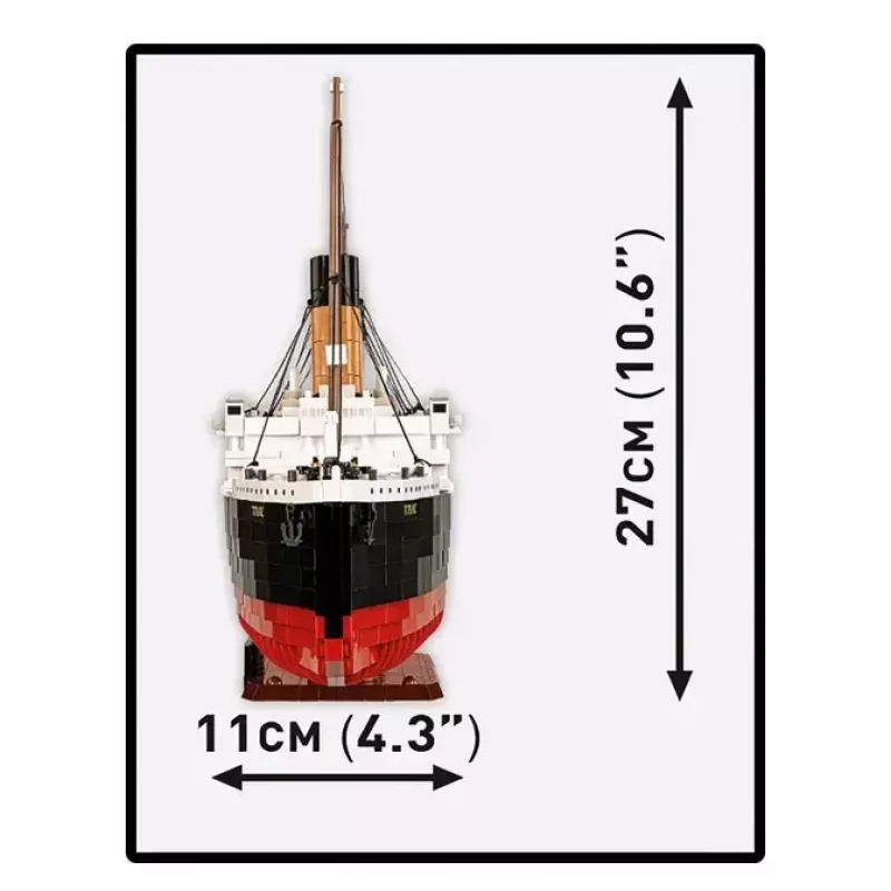 Stavebnica Cobi R.M.S. Titanic model, 3 260 plastových blokov (COBI-1686)