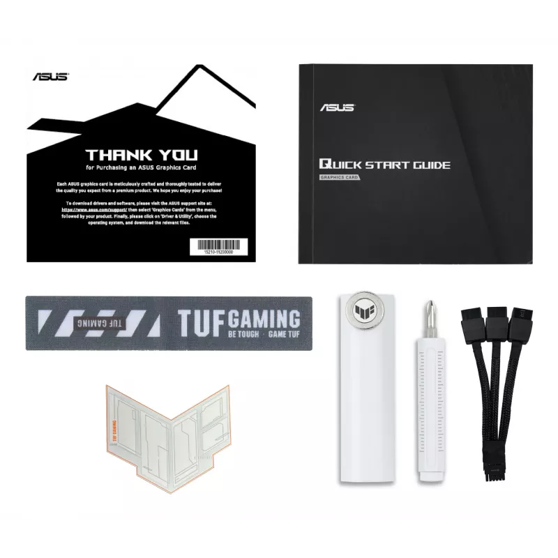 Grafická karta ASUS TUF NVIDIA GeForce RTX 5070 Ti 16 GB GDDR7 256-bit PCIe 5.0 3 ventilátory biela