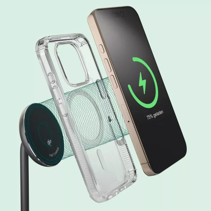 Hama 00201737 mobilná nabíjačka slúchadlá, smartfón čierna USB bezdrôtové nabíjanie rýchle nabíjanie v interiéri