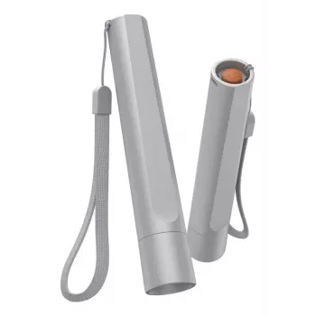 Ručná baterka Hama FL120 strieborná LED 3W hliník 145mm