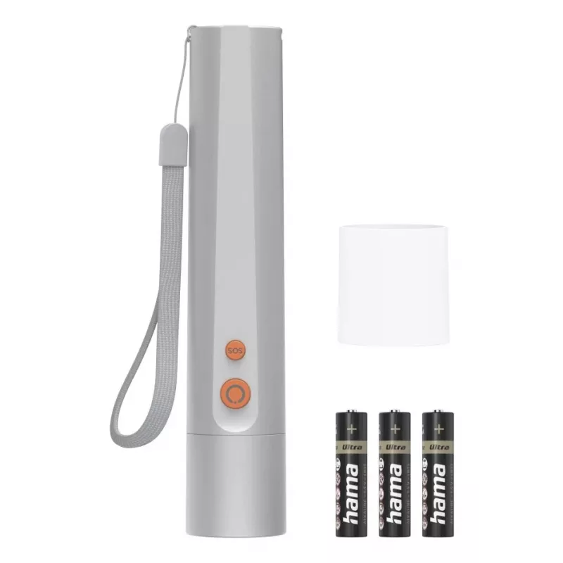 Ručná lampa Hama FL250 LED 3W hliník strieborná