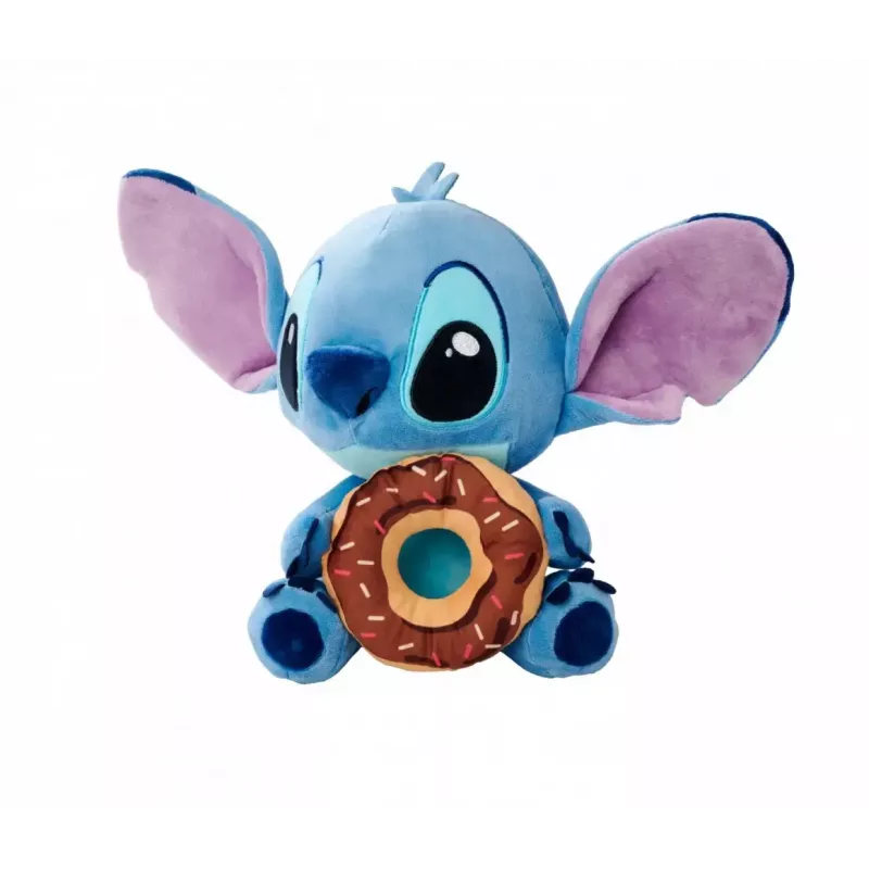 Plüšová hračka SIMBA maskot Stitch s donutom 25 cm plüšová figúrka
