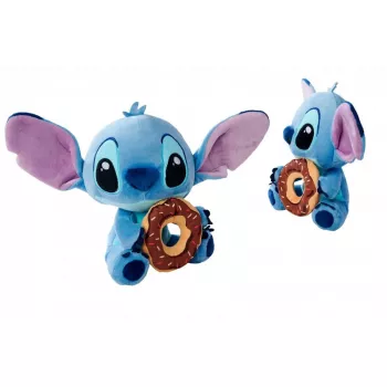 Plüšová hračka SIMBA maskot Stitch s donutom 25 cm plüšová figúrka