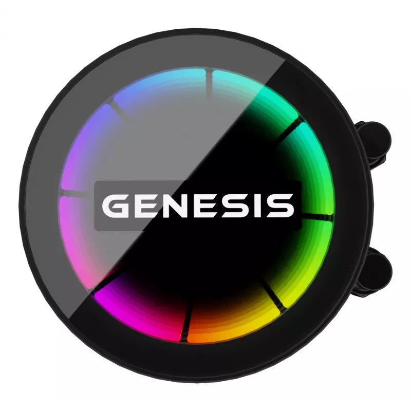 GENESIS NLG-2320 počítačový chladiaci systém procesora all-in-one kvapalinový chladič čierny