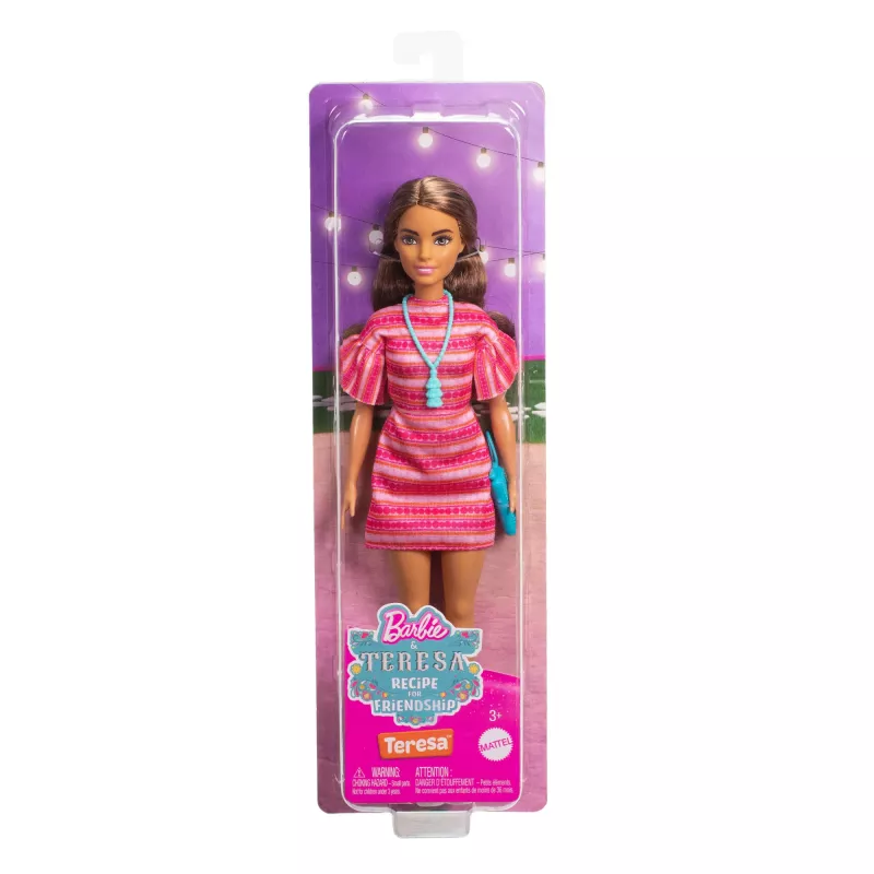 Módna bábika BARBIE Teresa 'Recept na priateľstvo' — 305 mm, textil a plast, viacfarebná, doplnky, vek 3–12