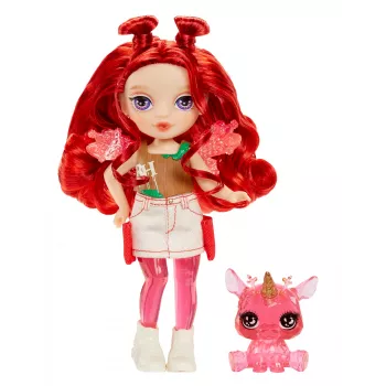 Rainbow High Littles Rainbow Fantasy Fairies bábika - Apple (červená)