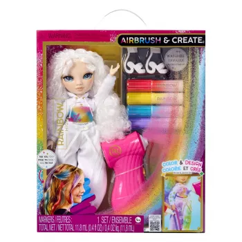 Rainbow High Air Brush & Create Fashion Dolls - zelené oči, módna bábika, ženské, 4 rok(y), chlapec/dievča, 280 mm, viacfarebná