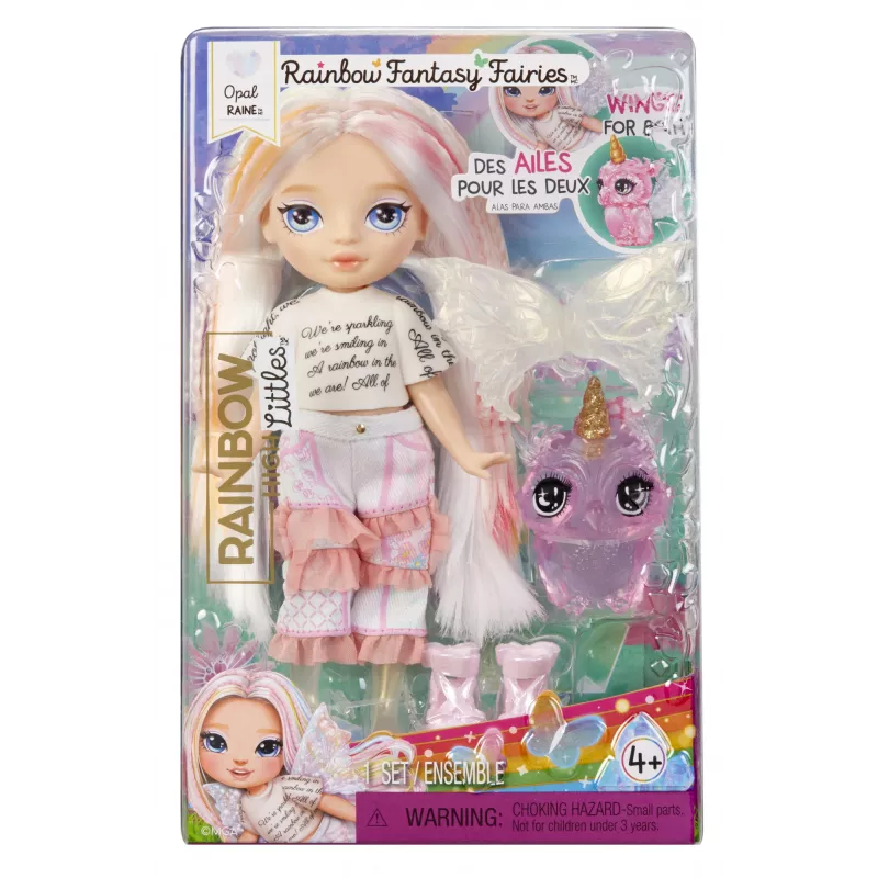 Rainbow High Littles Rainbow Fantasy Fairies bábika - Opal (Rainbow)