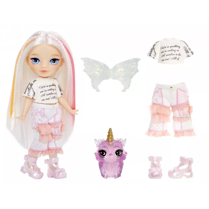 Rainbow High Littles Rainbow Fantasy Fairies bábika - Opal (Rainbow)