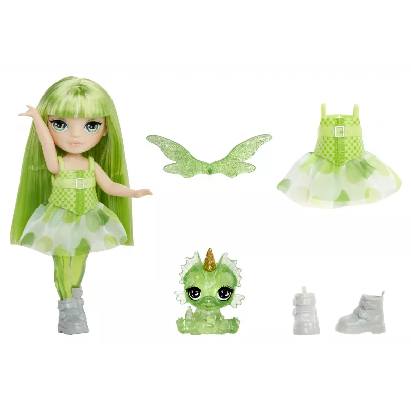 Rainbow High Littles Rainbow Fantasy Fairies bábika - Emerald (zelená)